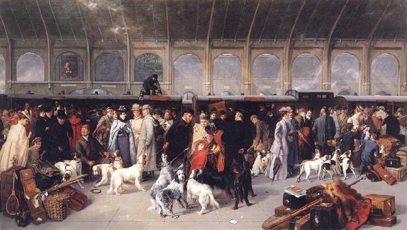 George Earle Going North,King's Cross Station
